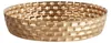 BELIANI Deko-Tablett Gold Eisen rund Glamour Look Produktbild-Vorschau 1