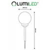 LUMILED 4er Set Solar LED Kugelleuchte für außen Garten mit Produktbild-Vorschau 12