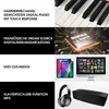 MUSTAR Digital-Piano 88 Tasten Hammermechanik 3 Pedale USB Produktbild-Vorschau 5