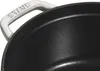 Staub Round Cast Iron Pot - 1.7 ltr  White Truffle Anteprima dell’immagine prodotto 3