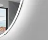 Unregelmäßiger asymmetrischer angeschnitten Spiegel mit LED Produktbild-Vorschau 3