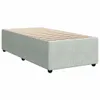 Langlebige Boxspringbett mit Matratze Hellgrau 80x200 cm Produktbild-Vorschau 6