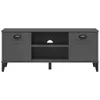 Schuhbank VIKEN Anthrazit 106x35x45 cm Holzwerkstoff Produktbild-Vorschau 5