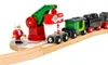 Juego de tren navideño con locomotora de vapor que funciona Vista previa de la imagen del producto 7