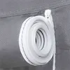 WYCTIN DIY Kleiderschrank mit Stangen Stoffschrank mit Tür Produktbild-Vorschau 5
