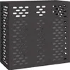 vidaXL Kryt klimatizace černý 110 x 50 x 105 cm ocelový Náhled obrázku produktu 1