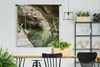 MuchoWow® Wandteppich Wandbehang See inmitten von Höhlen in Produktbild-Vorschau 2