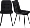Two black chairs are shown against a white background. Náhled obrázku produktu