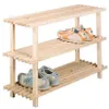 Zeller Schuhregal, Nadelholz, 3 Ablagen 80x26x49,5 Produktbild-Vorschau 3