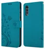 Cadorabo Hülle für LG Velvet in FLORAL BLAU Schutzhülle im Produktbild-Vorschau 8
