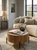 Couchtisch Akazie Massivholz 60x60x41 cm Rund mit Produktbild-Vorschau 2