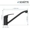 GENUA Spültischarmatur, Schwarz matt Produktbild-Vorschau 3
