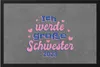 Ich Werde Große Schwester 2023 Fußmatte Süßes Motiv Produktbild-Vorschau 1