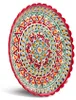 Servierplatte Lagan KaraKalam KR11 rot Ø 37 cm Plowplatte Produktbild-Vorschau 3