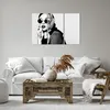 Bild auf Leinwand - Leinwandbild - 3 Teile - Frau Brille Produktbild-Vorschau 6