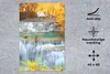 MuchoWow® Mauspad Mousepad Wasserfall - Herbst - Bäume - Produktbild-Vorschau 2