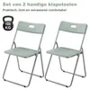 Bardi 2er-Set Klappstühle – Belastbar bis 100 kg – Für Produktbild-Vorschau 2