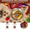 bremermann Grillpfanne rund, mit Klapp-Griff, Edelstahl Ø Produktbild-Vorschau 2