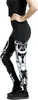 Gothicana by EMP Damen schwarze Leggings mit Siebdruck XL Produktbild-Vorschau 6