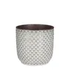 Mica Decorations Daan Blumentopf - H18 x Ø19 cm - Weiß Podgląd zdjęcia produktu 1