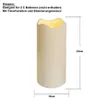 Candela LED Best Season in plastica con sensore luminoso, Anteprima dell’immagine prodotto 12