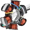 Lichtmaschine Stator Ankerplatte für Piaggio Liberty Produktbild-Vorschau 4