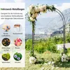 COSTWAY Kovový oblúk na ruže, záhradný oblúk na popínavé Náhľad obrázku produktu 4