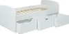 LOUANE Bett mit 2 Schubladen und 1 mit Kommode - 90x190 c m Produktbild-Vorschau 8