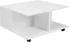 WOHNLING Design Couchtisch 70x70 cm Weiß Wohnzimmertisch Produktbild-Vorschau 6