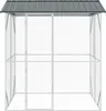 Vogelkäfig Anthrazit 215 x 208 x 247 cm Verzinkter Stahl Produktbild-Vorschau 2
