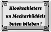 vianmo Blechschild 20x30 cm Klookschieters Meckerbüddels Produktbild-Vorschau 1