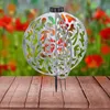 Solarleuchte Garten Scheibe 40cm Solarlampe Außen Leuchte Produktbild-Vorschau 1