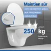 WENKO WC Sitz Absenkautomatik Klodeckel Toilettendeckel Produktbild-Vorschau 3