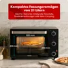 Tomado TEO2101B Mini Backofen - 21 Liter - Schwarz Produktbild-Vorschau 8