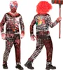 5-teiliges Horror Clown Sofortkostüm für Kinder mit Maske & Produktbild-Vorschau 1