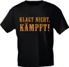 T-Shirt mit Print - Klagt nicht - kämpft - 10701 schwarz - Produktbild-Vorschau 1