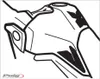 Puig Honda Crf1000l Africa Twin 16 Panzerschutzstreifen Produktbild-Vorschau 2