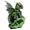 Drache grün auf Kristall mit Dracheneier - Drache, Figur, Produktbild-Vorschau 4
