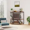 Iropro Weinregal, Weinschrank für 25 Flaschen, Weinständer Produktbild-Vorschau 4