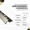 Anpassungsprofil Edelstahl Übergang Fliesenleiste Profil Produktbild-Vorschau 3