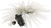 A string of icicle-shaped LED lights with a power plug. Produktbild-Vorschau