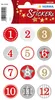 Herma DECOR, adesivi per calendario dell'Avvento, numeri da Anteprima dell’immagine prodotto 5
