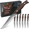 Set di coltelli da bistecca Premium posate da barbecue 6 Anteprima dell’immagine prodotto 1