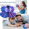 3D Gear Ball, 3D-Gedruckter Zahnradball, Gear Sphere Das Produktbild-Vorschau 5