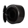 A black washing machine with its door open, isolated on a white background. Produktbild-Vorschau