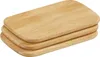 Zassenhaus 3er Set Frühstücksbretter Gummibaum 22 x 15 cm Produktbild-Vorschau 1