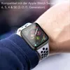 A person wearing an Apple Watch with a protective case and a perforated band. Anteprima dell’immagine prodotto