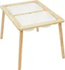 Kindertisch - Rechteckiger Holztisch - 3 Staufächer - Produktbild-Vorschau 1