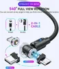 3in1 Magnetische LED Ladekabel 360°&180° drehbar für Produktbild-Vorschau 1