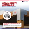 GeZu Impex Pfostenecke für 3 Balken 71 x 71 mm Produktbild-Vorschau 4